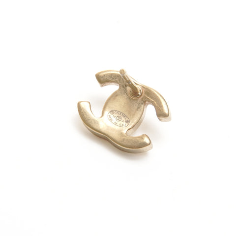 CHANEL 10 A 2010 COCO Mark Turn Lock Pierce gold WS24467