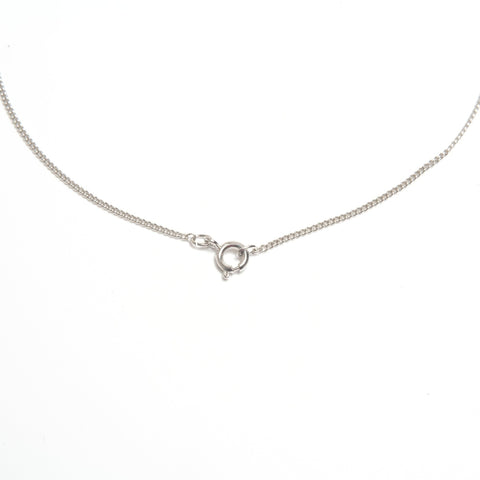 CHANEL 05 C 2005 COCO Mark Cambon Line Necklace Silver WS24469