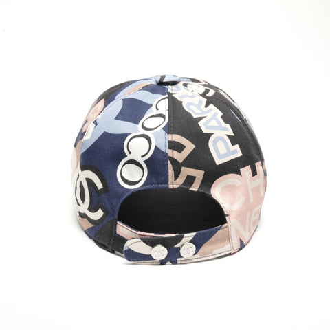 CHANEL 2023 COCO Mark Camellia Baseball cap multicolor WS24473