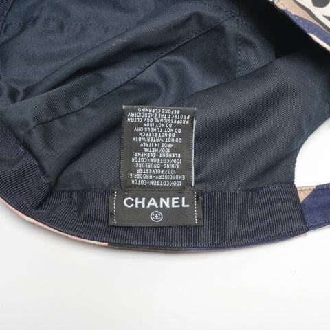 CHANEL 2023 COCO Mark Camellia Baseball cap multicolor WS24473