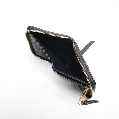 LOUIS VUITTON 2013 Monogram Portefeuille Secret Compact Wallet Coin case black WS24477