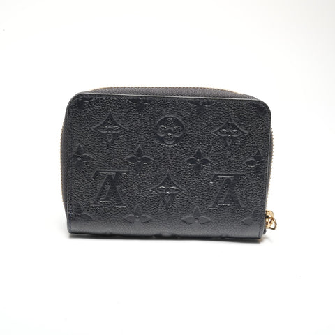 LOUIS VUITTON 2013 Monogram Portefeuille Secret Compact Wallet Coin case black WS24477
