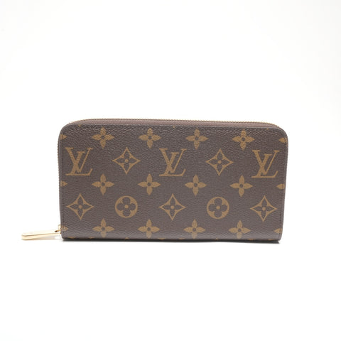 LOUIS VUITTON Rose Ballerine Monogram Zippy Wallet Purse Brown WS24479