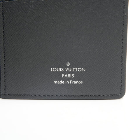 LOUIS VUITTON 2018 Monogram Portefeuille Brazza Purse black WS24480