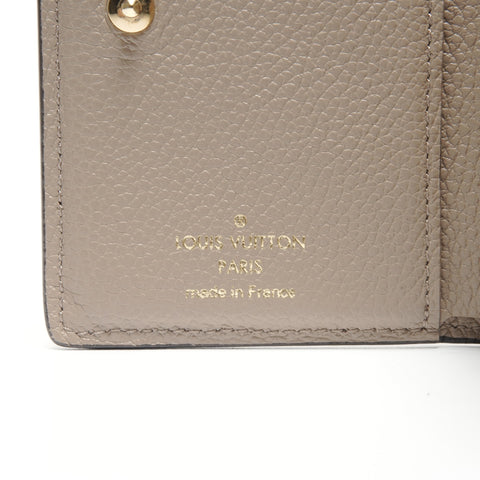 LOUIS VUITTON Monogram Empreinte Portefeuille Claire Bifold Wallet beige WS24482