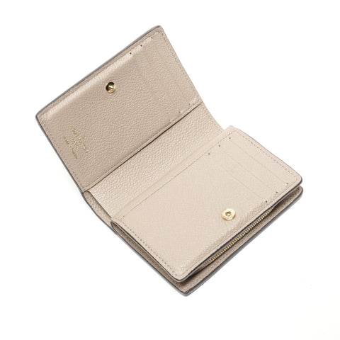 LOUIS VUITTON Monogram Empreinte Portefeuille Claire Bifold Wallet beige WS24482