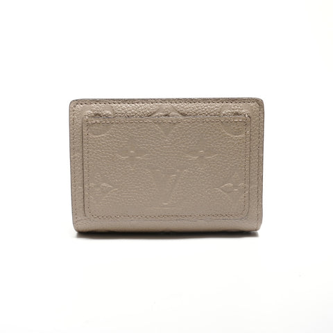 LOUIS VUITTON Monogram Empreinte Portefeuille Claire Bifold Wallet beige WS24482