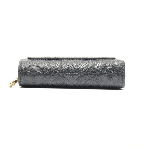 LOUIS VUITTON Monogram Empreinte Portefeuille Claire Bifold Wallet black WS24483