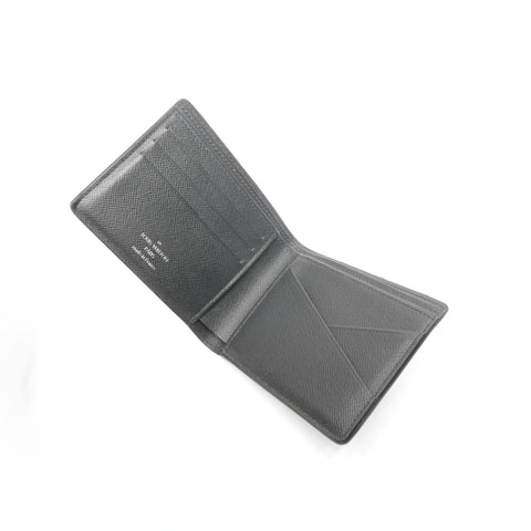 LOUIS VUITTON Monogram Eclipse Portefeuille Multiple Bifold Wallet black WS24484