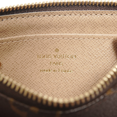 LOUIS VUITTON 2007 Complis T&B Pochette Cle Monogram Coin case Brown WS24487