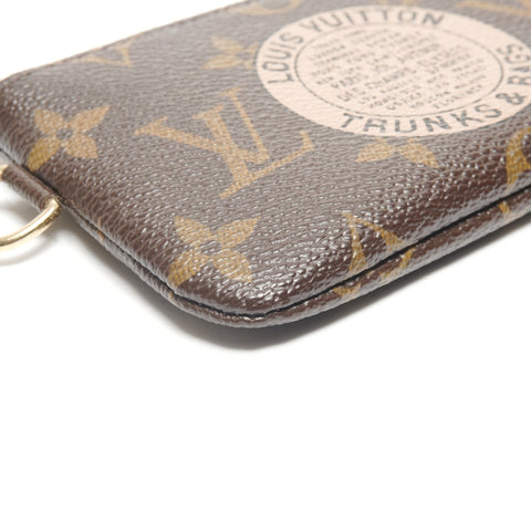 LOUIS VUITTON 2007 Complis T&B Pochette Cle Monogram Coin case Brown WS24487
