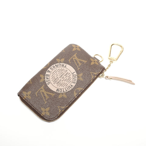 LOUIS VUITTON 2007 Complis T&B Pochette Cle Monogram Coin case Brown WS24487