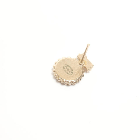 CHANEL B13B 2013 COCO Mark Round Ribbon Pierce gold WS24490