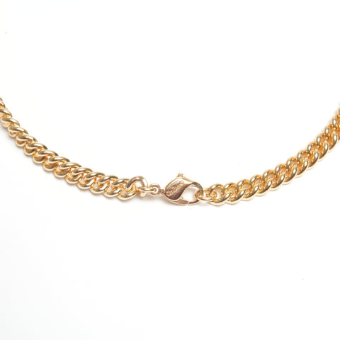 Christian Dior Logo Chain Necklace gold WS24504