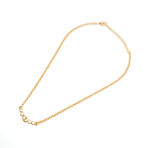 Christian Dior CD logo Necklace gold WS24505