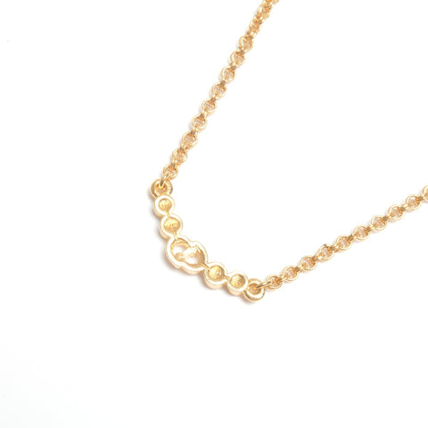 Christian Dior CD logo Necklace gold WS24505