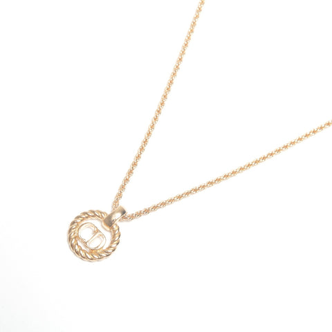 Christian Dior CD logo Necklace gold WS24506