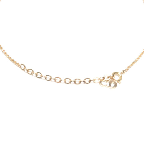 Christian Dior CD logo Necklace gold WS24506