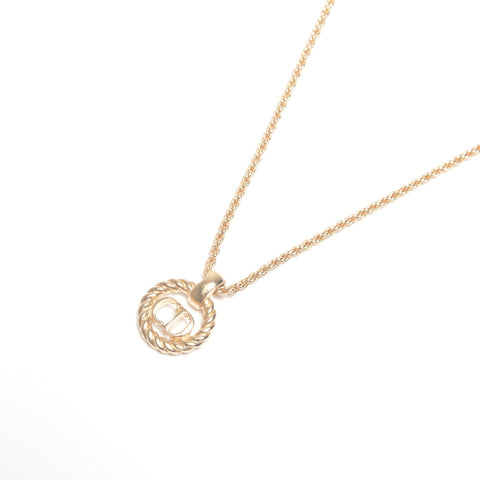 Christian Dior CD logo Necklace gold WS24506
