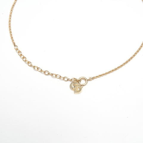 Christian Dior Rhinestone Necklace gold WS24507
