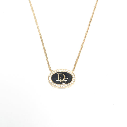 Christian Dior logo Necklace gold WS24510