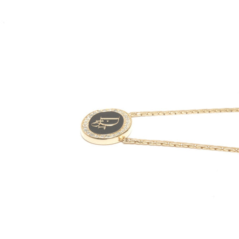Christian Dior logo Necklace gold WS24510