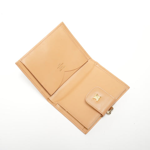 CELINE Macadam PVC Bifold Wallet beige WS24514