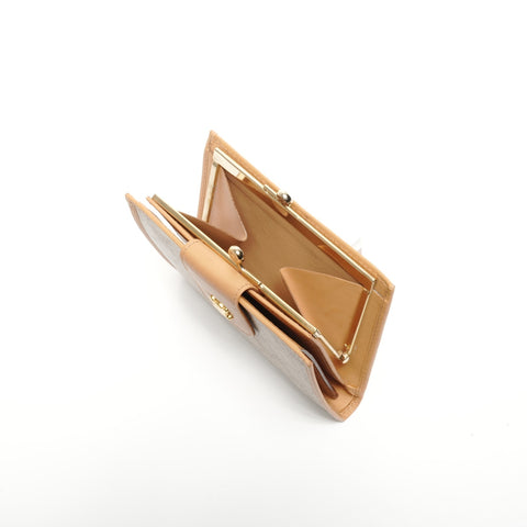 CELINE Macadam PVC Bifold Wallet beige WS24514