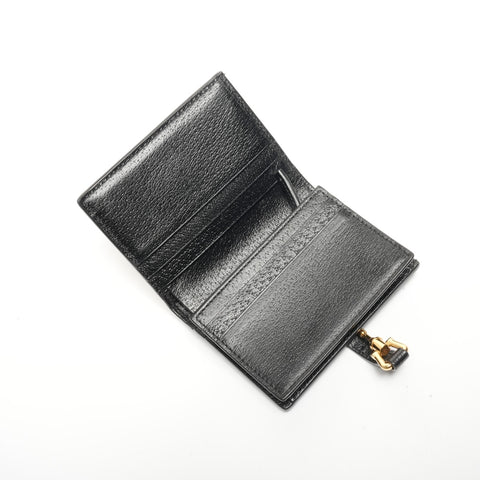 GUCCI GG Canvas Jackie Bifold Wallet black WS24516