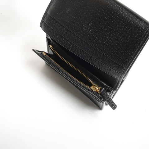 GUCCI GG Canvas Jackie Bifold Wallet black WS24516