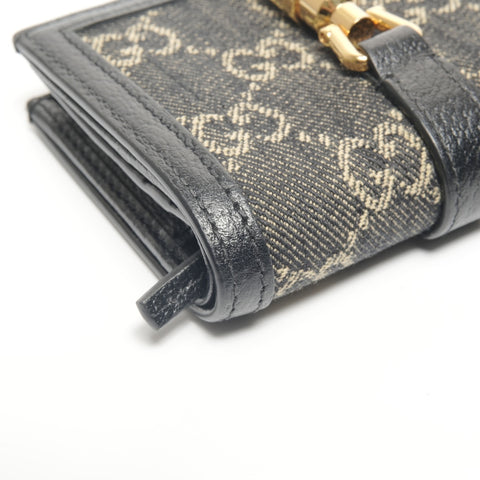 GUCCI GG Canvas Jackie Bifold Wallet black WS24516