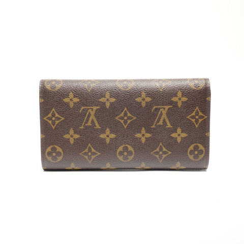 LOUIS VUITTON 2003 Porte Tresor International Purse Brown WS24520