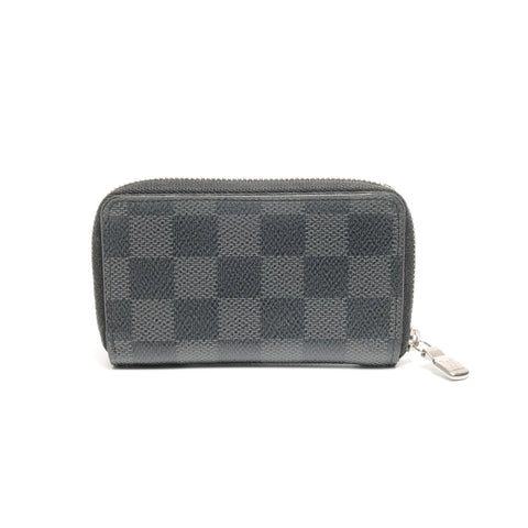 LOUIS VUITTON 2019 Damier Graphite Zippy Coin Purse Coin case black WS24521