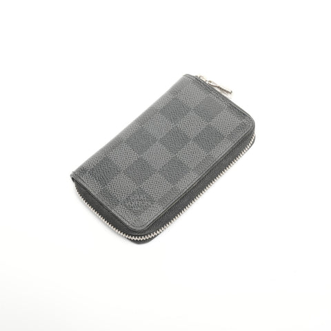 LOUIS VUITTON 2019 Damier Graphite Zippy Coin Purse Coin case black WS24521