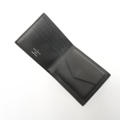 LOUIS VUITTON Damier Graphite Portefeuille Marco NM Bifold Wallet black WS24522