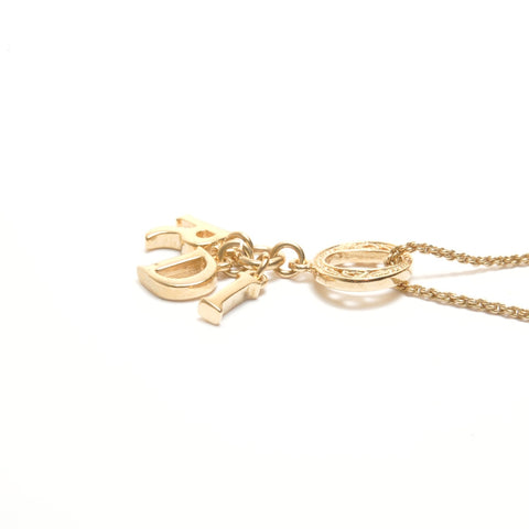 Christian Dior logo Necklace gold WS24526