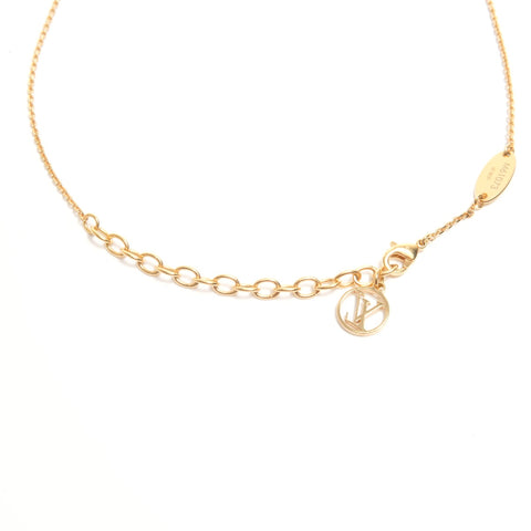 LOUIS VUITTON 2021 LV&ME R Initial Necklace gold WS24529