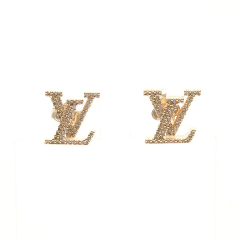 LOUIS VUITTON 2025 Pierce LV Iconic Strass Pierce gold WS24530
