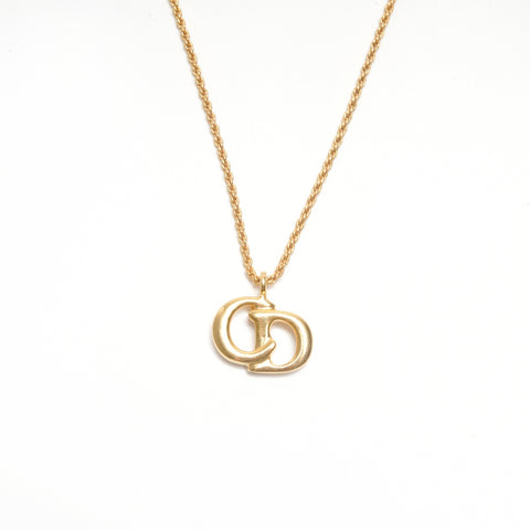 Christian Dior CD logo Necklace gold WS24534
