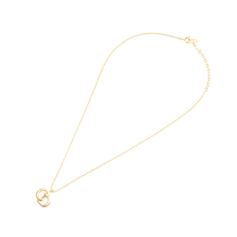 Christian Dior CD logo Necklace gold WS24534