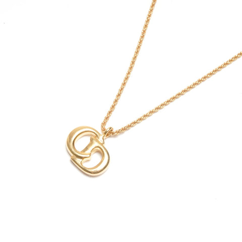 Christian Dior CD logo Necklace gold WS24534