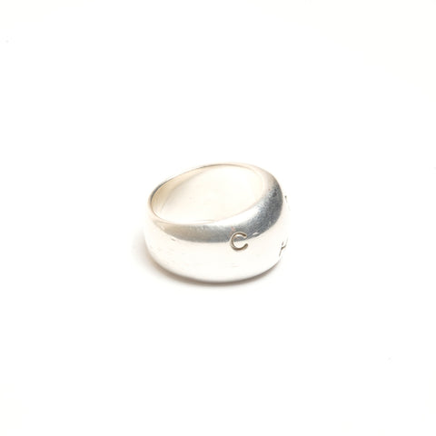 CHANEL Logo #13 Ring Silver WS24539