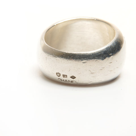 CHANEL Logo #13 Ring Silver WS24539