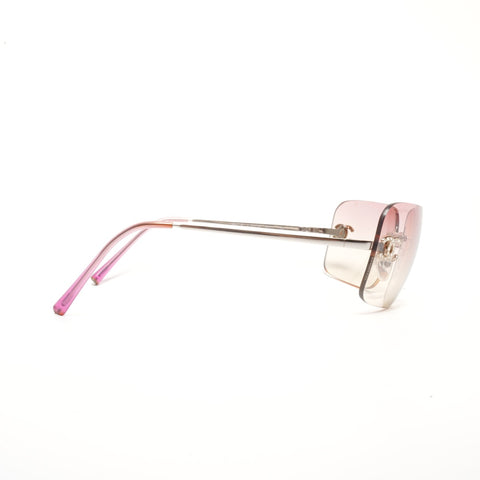 CHANEL Rimless gradient lenses sunglasses purple WS24543