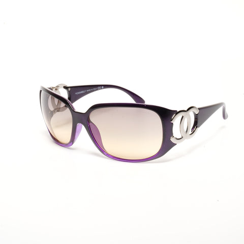 CHANEL COCO Mark sunglasses purple WS24544