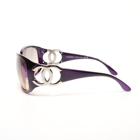 CHANEL COCO Mark sunglasses purple WS24544