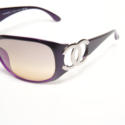 CHANEL COCO Mark sunglasses purple WS24544