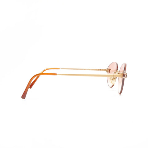 CHANEL Rimless sunglasses Brown WS24545