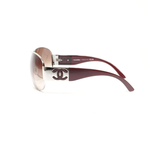 CHANEL COCO Mark sunglasses Brown WS24546