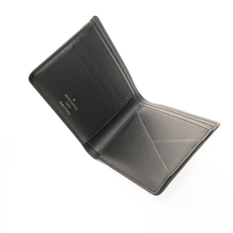 LOUIS VUITTON Monogram Eclipse Portefeuille Multiple Bifold Wallet black WS24549